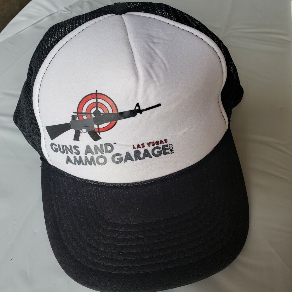 Vintage Guns & Ammo Garage Mesh Trucker Otto Snapback Hat